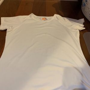 White Rash Guard Swim Top